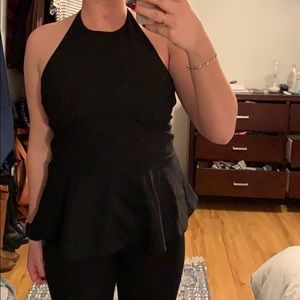 Black halter, never worn